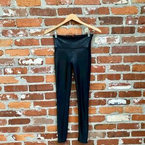 SPANX Faux‎ Leather Leggings Size Small